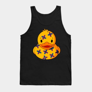 Bandaid Pattern Rubber Duck Tank Top